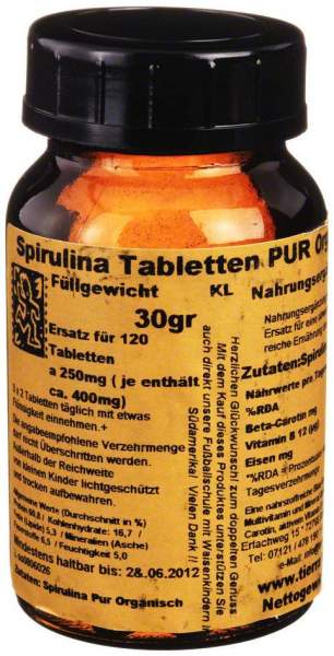 Spirulina Tabletten