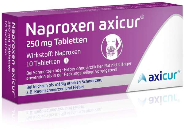 Naproxen Axicur 250 mg 10 Tabletten