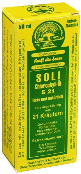 Soli Chlorophyll Öl S 21 50 ml Öl