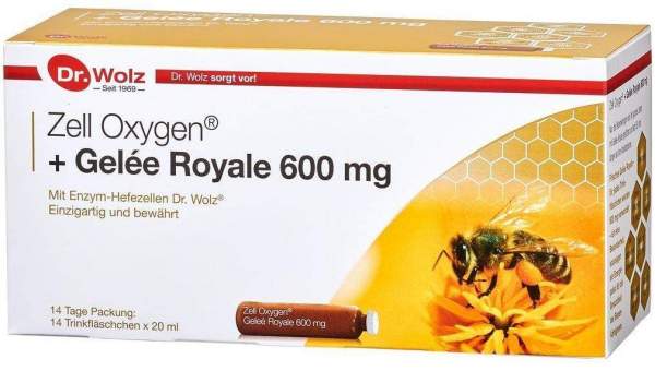 Zell Oxygen + Gelee Royale 600 mg 14 X 20 ml Trinkampullen
