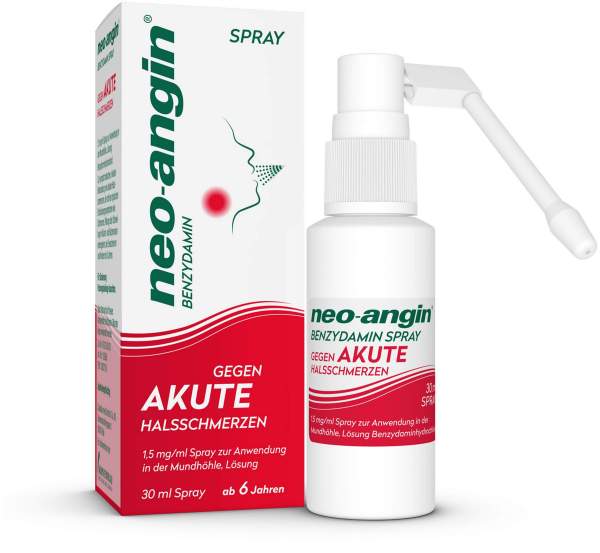 Neo Angin Benzydamin akute Halsschmerzen Spray 30 ml