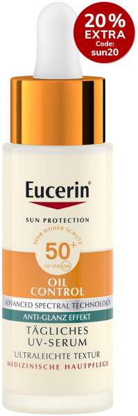 Eucerin Sun Oil Control Face Tägliches UV-Serum LSF 50+ 30 ml