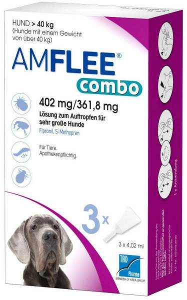 Amflee Combo 402 mg - 361,8 mg Lösung zum Auftropfen Für Hunde...