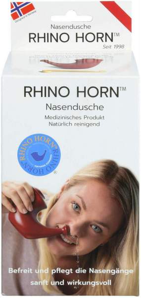 Rhino Horn Nasendusche Rot 1 Stück