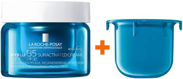 La Roche Posay Hyalu B5 Suractivated Cream LSF30 50 ml + La Roche Posay Hyalu B5 Suractivated Cream LSF30 50 ml Refill