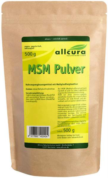 MSM Pulver Methylsulfonylmethan 500 g