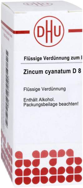 Zincum Cyanatum D 8 Dilution 20 ml