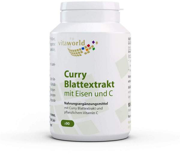 Curry Blattextrakt Mit Eisen und C Kapseln 90 Stüc