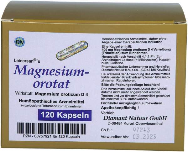 Magnesiumorotat Kapseln 120 Stück