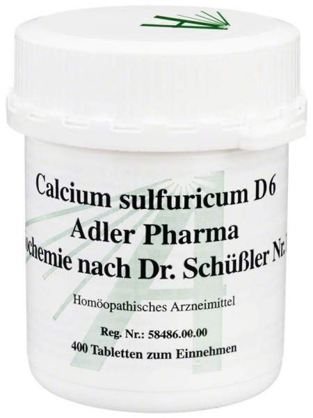 Biochemie Adler 12 Calcium Sulfuricum D 6 400 Tabletten