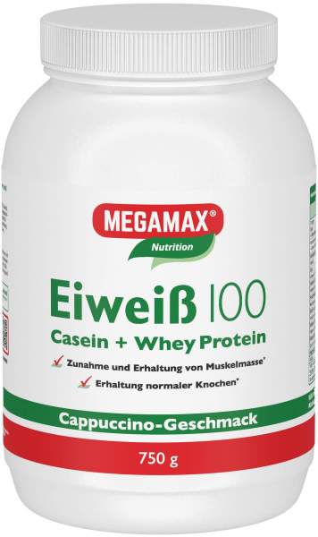 Eiweiß 100 Cappuccino Megamax 750 G Pulver
