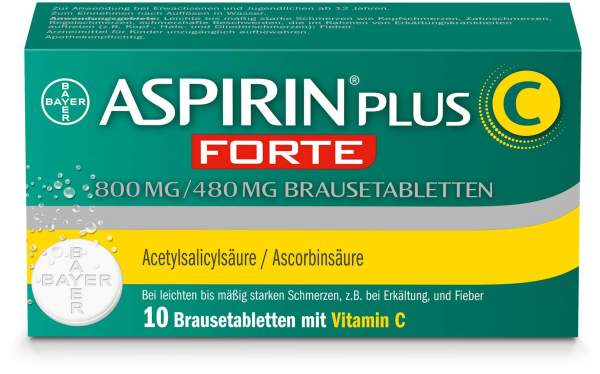 Aspirin Plus C forte 10 Brausetabletten