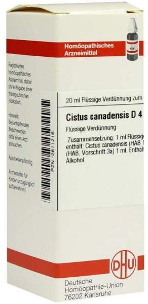 Cistus Canadensis D 4 Dilution 20 ml