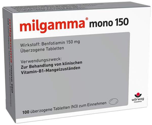 Milgamma Mono 150 100 Überzogene Tabletten