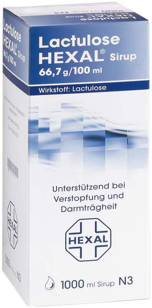 Lactulose Hexal 66,7 g pro 100 ml 1000 ml Sirup