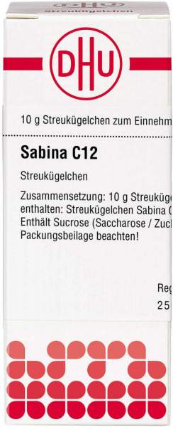 Dhu Sabina C12 Globuli 10 G
