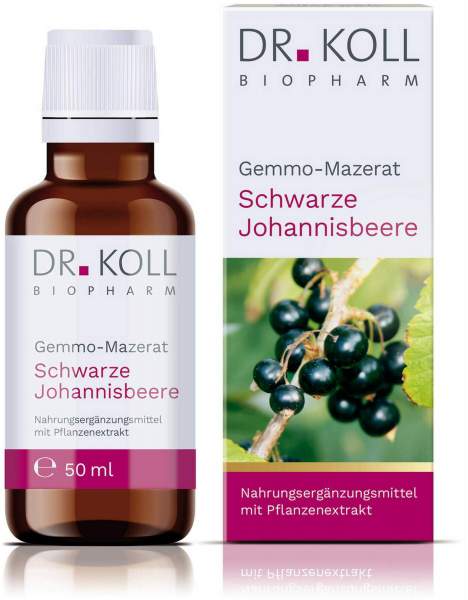 Gemmo Mazerat Schwarze Johannisbeere Dr.Koll Ribes 50 ml