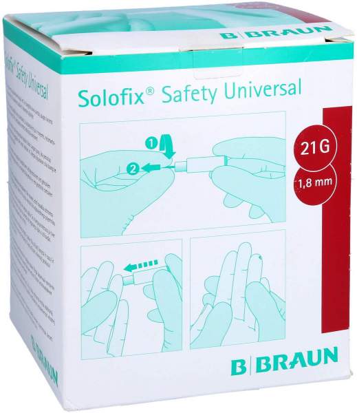 Solofix Safety Univers.Lanzet.21g 1,8mm Stichl