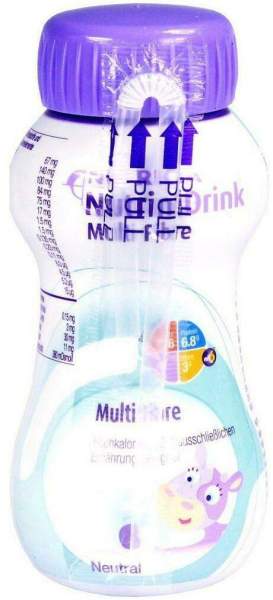 Nutrini Drink Multifibre Neutral 200 ml Flüssigkeit