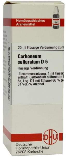Dhu Carboneum Sulfuratum D6 Dilution