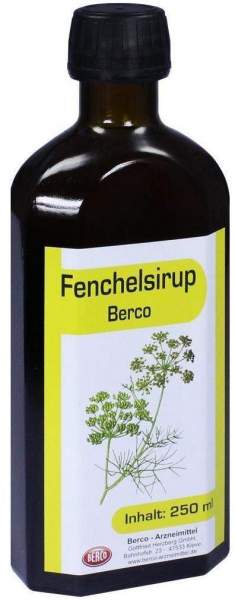 Fenchelsirup Berco 250 ml Flüssigkeit