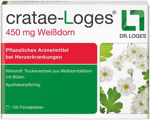 Cratae-Loges 450 mg Weißdorn 100 Filmtabletten