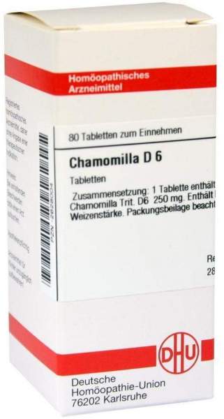 Dhu Chamomilla D6 80 Tabletten