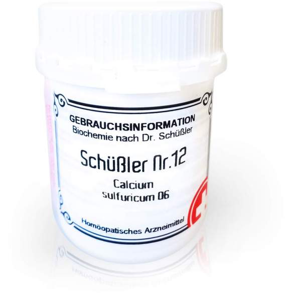 Schüssler Nr. 12 Calcium Sulfuricum D 6 1000 Tabletten