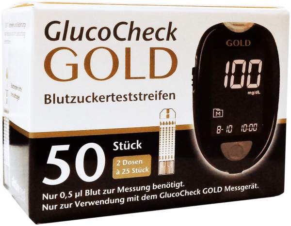 Gluco Check Gold Blutzuckerteststreifen