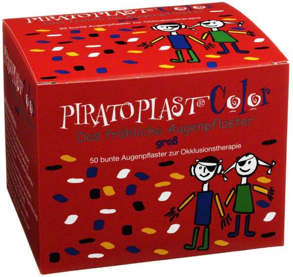 Piratoplast Color Augenpflaster Groß 57x72mm