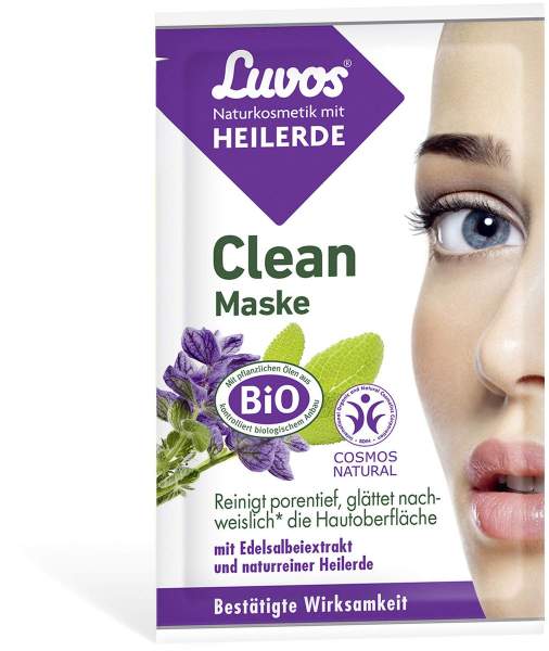 Luvos Naturkosmetik Heilerde Clean-Maske 2 X 7,5 ml Beutel