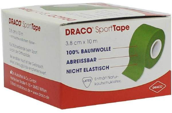 Dracotapeverband 10mx3,8cm Grün
