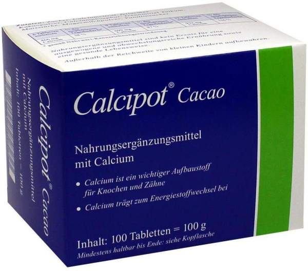 Calcipot Cacao 100 Kautabletten