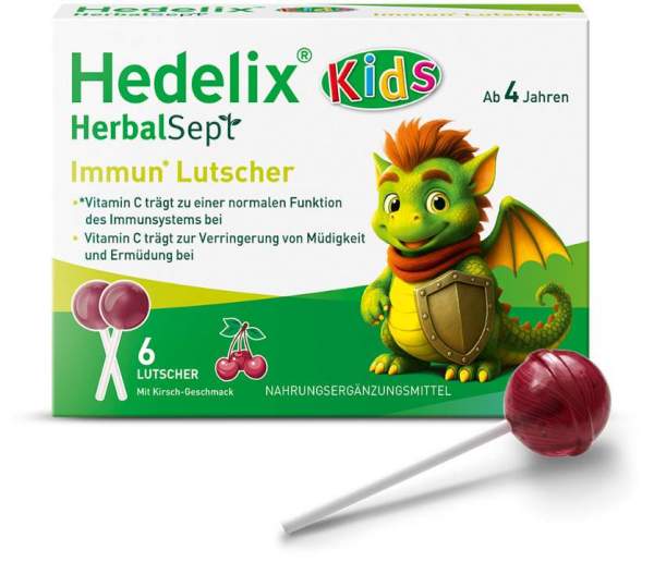 Hedelix HerbalSept Immun Lutscher Kids 6 Stück