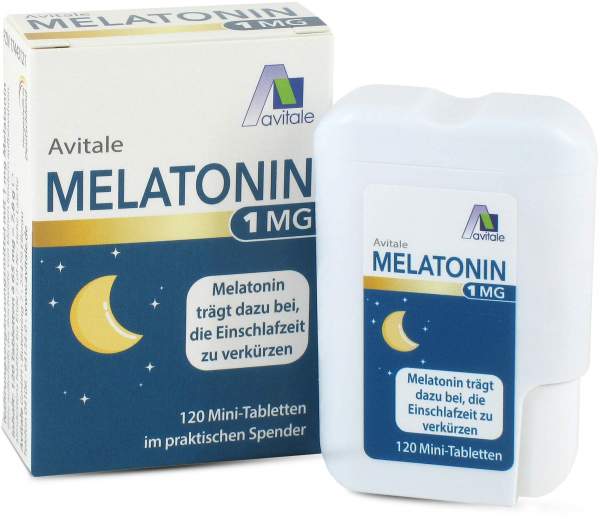 Melatonin 1 mg im Spender 120 Mini-Tabletten