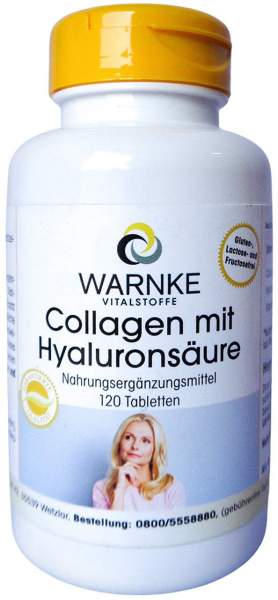 Collagen Mit Hyaluronsäure 120 Tabletten