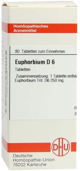 Euphorbium D 6 Tabletten