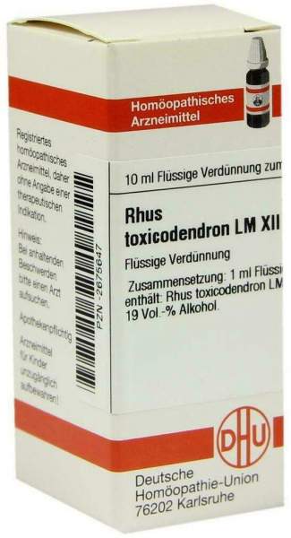 DHU Rhus toxicodendron LM XII