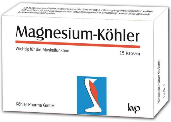 Magnesium Köhler 1 x 15 Kapseln