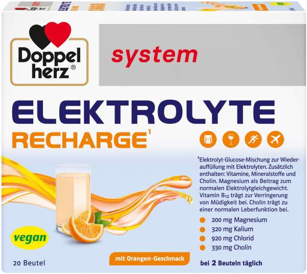 Doppelherz system Elektrolyte Recharge 20 Beutel
