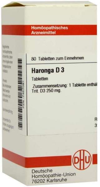 Haronga D 3 Dhu 80 Tabletten