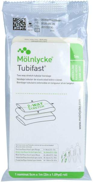 Tubifast 2 Way Stretch 5 Cmx1 M Grün 12 Verbände