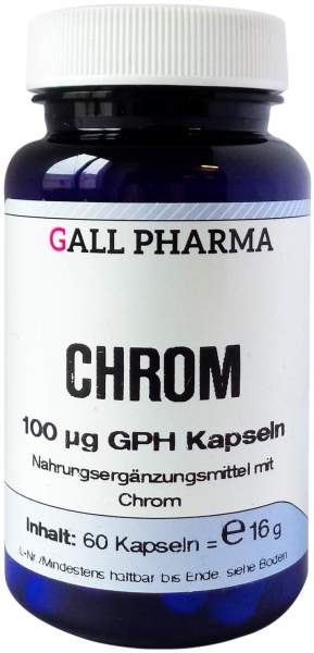 Chrom 100 µg Gph 60 Kapseln
