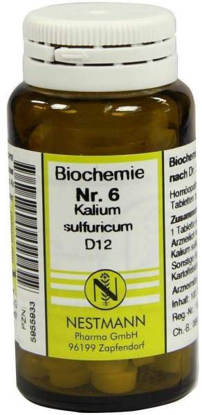 Biochemie 6 Kalium Sulfuricum D 12 100 Tabletten