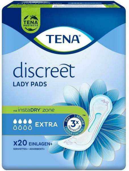 Tena Lady Discreet Inkontinenz Einlagen Extra