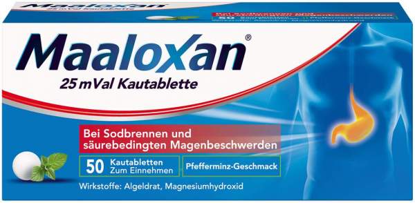 Maaloxan 25 mVal 50 Kautabletten