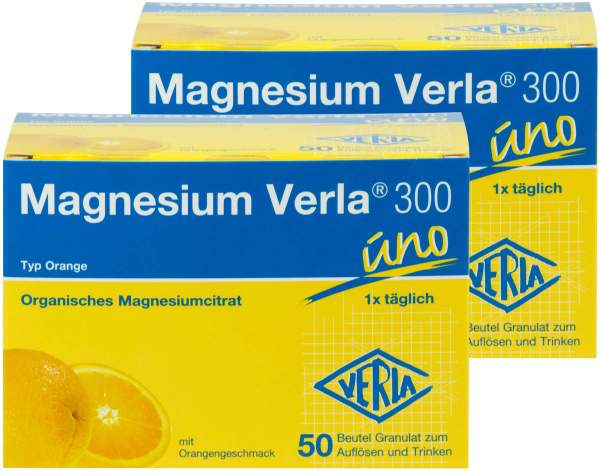 Magnesium Verla 300 uno 2 x 50 Beutel