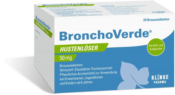 Bronchoverde Hustenlöser 50 mg 20 Brausetabletten
