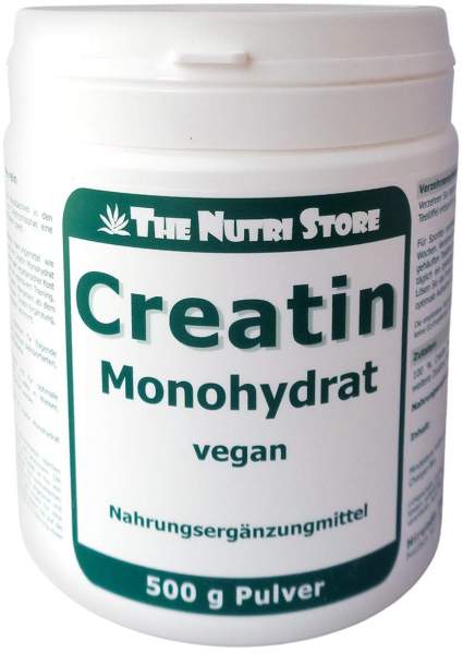 Creatin Monohydrat 100% Rein 500 G Pulver