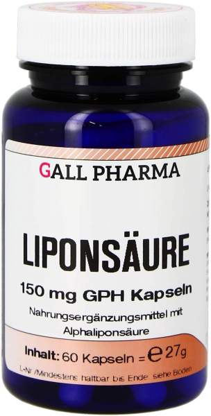 Liponsäure 150 mg Gph 1750 Kapseln